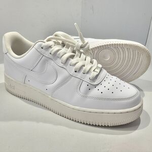 NIKE AIR FORCE 1 '07 MEN'S SHOES WHITE/WHITE SIZE 8.5 [CW2288-111]